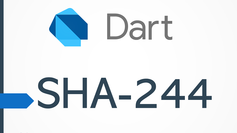 How to hash SHA-224 in Dart