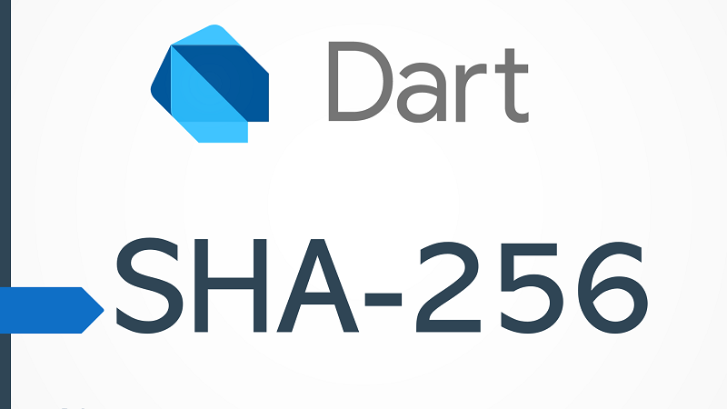 How to hash SHA-256 in Dart